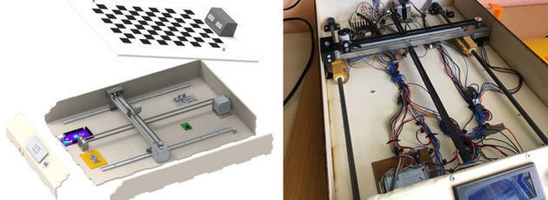 Schachcomputer: Das schnelle und leise Verfahren im Chess Buddy, dem automatisierten Schachroboter, ermöglichen drylin Alu-Präzisionswellen und schmiermittelfreie Gleitlager von igus.