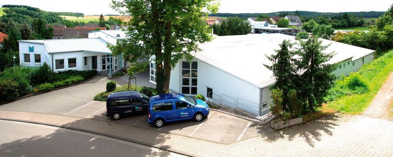Die Aussenansicht der Firmenzentrale von Müller Präzisionswerkzeuge.