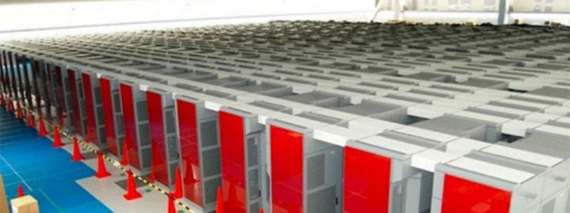 Auf dem Bild zu sehen ist der „K“-Computer; mit dem Nachfolger des Supercomputers „Post-K“ führt Fujitsu eine Deep Learning Unit (DLU) ein.