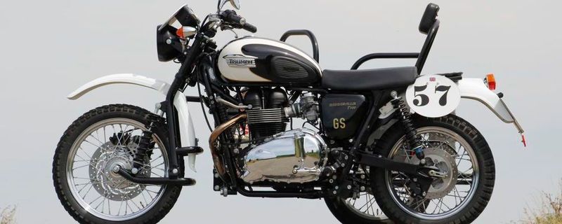 Im Bild die Triumph Bonneville mit Bilstein-Stoßdämpfern.