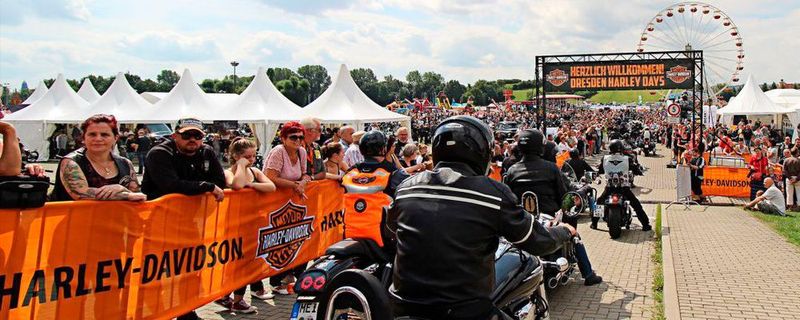 Mehr als 25.000 Besucher feierten bei den Dresden Harley Days vom 06.-08. August.