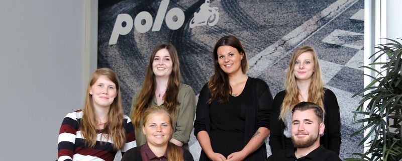Die Neuen in der Polo-Zentrale.