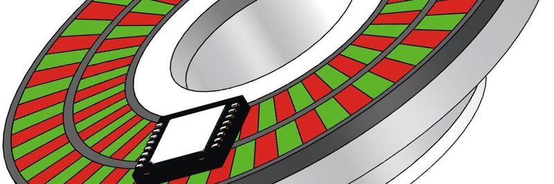 Prinzipieller Aufbau eines absoluten Motor-Feedback-Systems mit Single-Chip Auswertung für SSI, BISS-C incl. SIN/COS und ABZ.