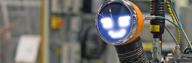 Der Cobot „Walt“ kam im Zuge des Imec-Projekts Claxon bei Audi in Brüssel zum Einsatz.