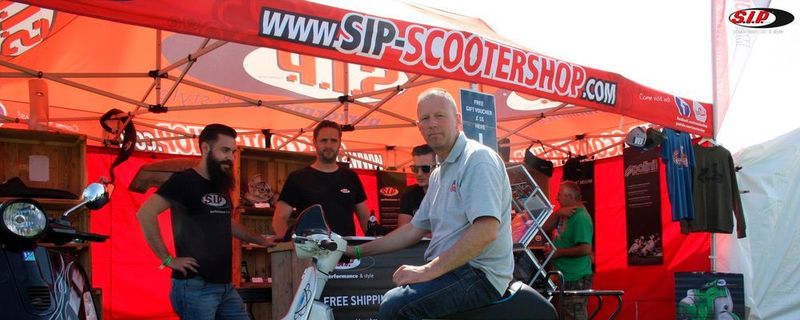 SIP Scootershop war am Start bei der Scooter Rally 2017 auf der Isle of Wight.