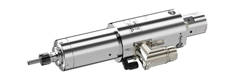 Standzeit innengkühlter Werkzeuge steigern und Effizienz erhöhen – die Hf-Motorspindel DC-S-DD mit Drehdurchführung macht's möglich.