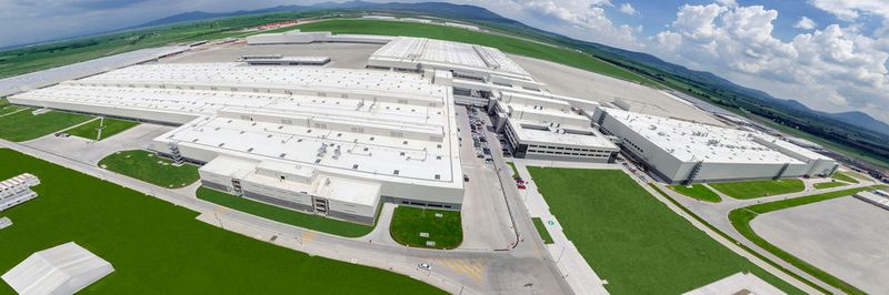 Die neue Audi-Fabrik in San José Chiapa, Puebla (Mexico).