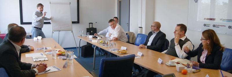 Auf dem Roundtable ging die Post ab. Das Who ist who der Cloud-Branche debattierte über Wertschöpfungsmöglichkeiten der Systemhäuser in der Cloud-Ära.