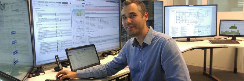 Das Network Operations Center von Uplink verschafft mit seinen individuell kreierten Dashboards einen schnellen Überblick.