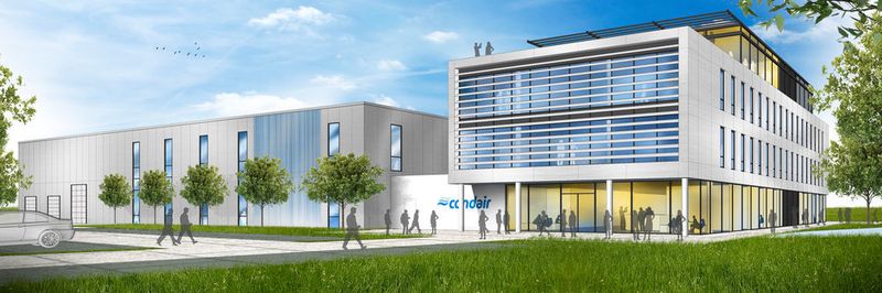 Der neue zentrale Standort von Condair ist 8500 m² groß und umfasst 130 Mitarbeiter. Er wurde von März bis Mitte Mai 2017 schrittweise bezogen.