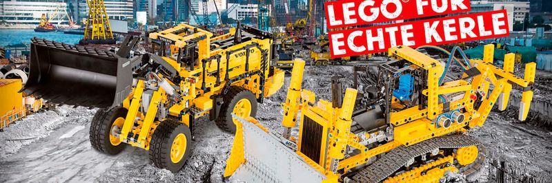 LEGO für echte Kerle: die bunten Kunststoffsteine faszinieren nicht nur Kinder