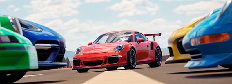 Zum Start der Partnerschaft zwischen Porsche und Microsoft ist ein neues, exklusives Porsche-Paket für das Rennspiel „Forza Horizon 3“ erhältlich. Es steht ab heute zum Download bereit. Darin sind insgesamt sieben aktuelle und historische Porsche-Fahrzeuge enthalten: der legendäre 550A Spyder, der 718 RS 60 Spyder aus dem Jahr 1960, der 911 Carrera RS 2.7 von 1973, der 911 GT2 (Typ 993), der Cayman GT4 und 911 GT3 RS sowie der neue Panamera Turbo.
