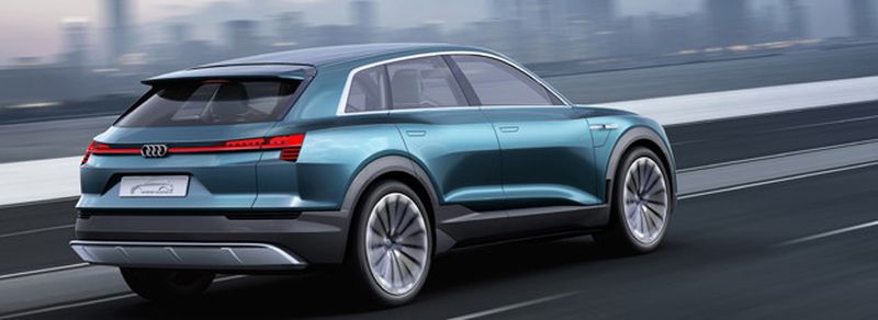 Der Audi e-tron quattro: ein Konzeptfahrzeug mit 503 PS und 500 km Reichweite