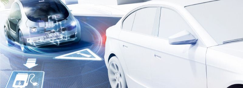 Die Vernetzung des Automobils: Das Fahrzeug der Zukunft wird permanent mit dem Internet, seiner Umgebung und anderen Fahrzeugen verbunden sein.