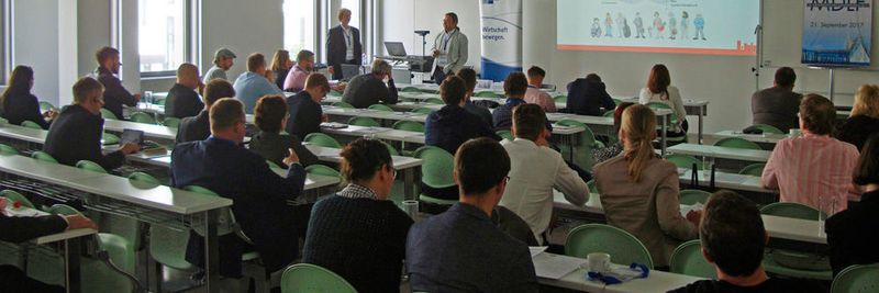 Beim Mitteldeutschen Logistikkongress ging es unter anderem um Innovationen in der Branche, Weiterbildungen und Technologietransfer.