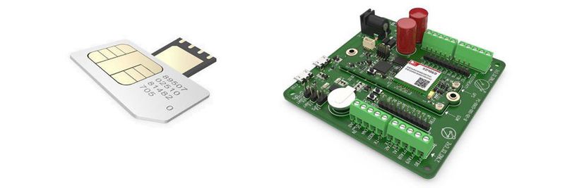 Zum Thingstream Starter Kit gehören unter anderem IoT-Modul und SIM-Karte.