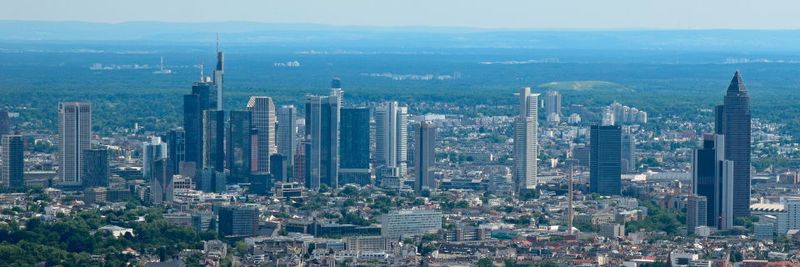 Frankfurt am Main: IT ist nach Finanzwirtschaft und Logistik die drittstärkste Wirtschaftskraft.