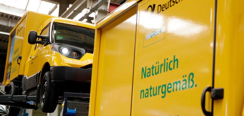 Die Streetscooter-Produktion läuft auf Hochtouren, die Zahl lieferbarer Varianten wächst. Nun hat die deutsche Post angekündigt, auch mit einer Brennstoffzellen-Variante zu experimentieren.