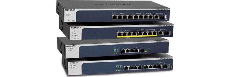 Die 5-Speed-Switches von Netgear sollen dazu beitragen, Gigabit-Engpässe zu vermeiden.