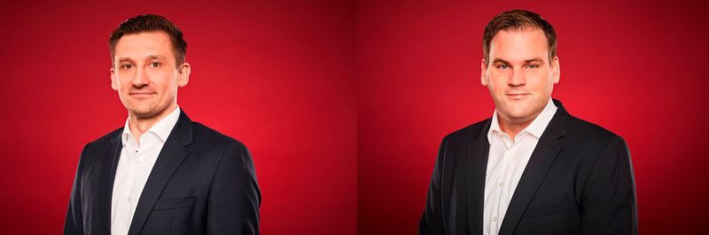 Der bisherige COO von PlusServer, Thomas Noglik (l.), folgt Thomas Strohe als CEO des Managed-Hosting-Anbieters nach.