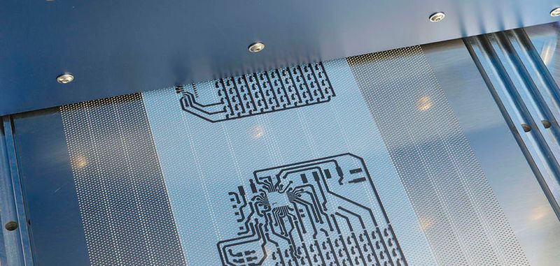Gedruckte Elektronik im kontinuierlichen Verfahren