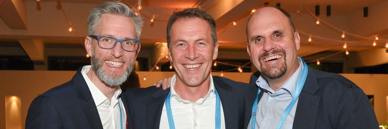 Die Nfon-Manager (v. l.) Thomas Muschalla, Markus Krammer und Jürgen Eberl sehen im Ausbau des Portfolios viel Potenzial für Partner.