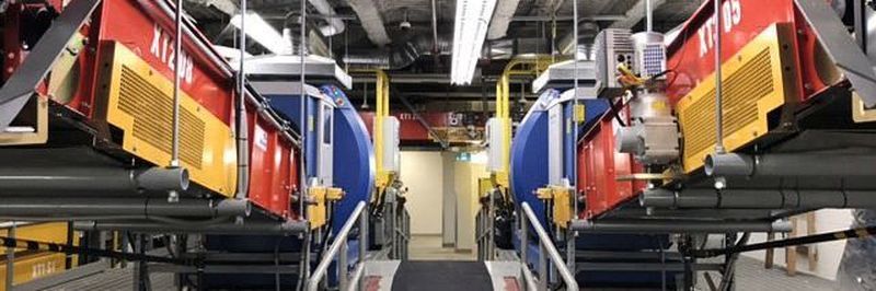Antriebseinheiten aus energieeffizientem Getriebemotor und dezentralem Frequenzumrichter von Nord treiben die Fördermodule an.