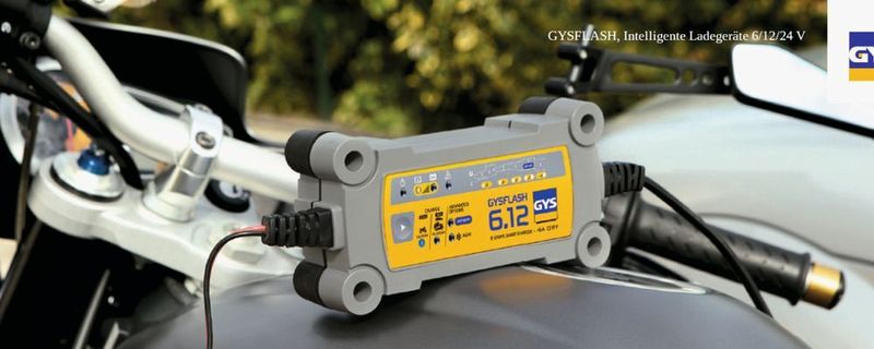 Zum Überwintern von modernen Motorrädern empfiehlt GYS unter anderem das Modell 6.12 aus seiner Ladetechnik-Serie.