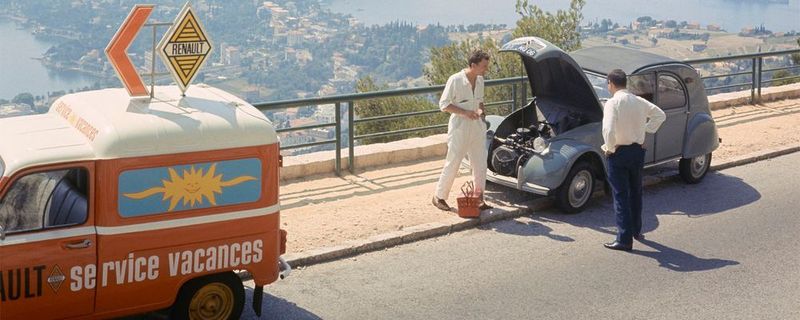Der Renault 4 F4 war auch bei Pannenhelfern sehr beliebt.