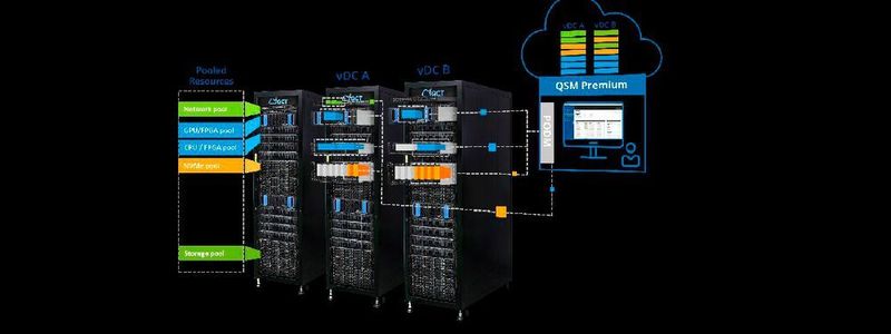 Mithilfe eines Management-Tool von Quanta Cloud Technology, QCT, wird aus verteilten einzelenen IT-Infrastruktur-Ressourcen ein virtuelles Rechenzentrum.