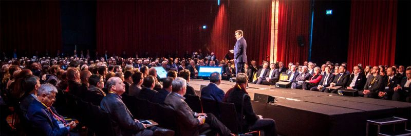 Scopevisio-Vorstand Michael Rosbach beim Cloud Unternehmertag 2017.
