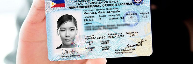 Rund 1 Million philippinische Bürger besitzen einen biometrischen Führerschein