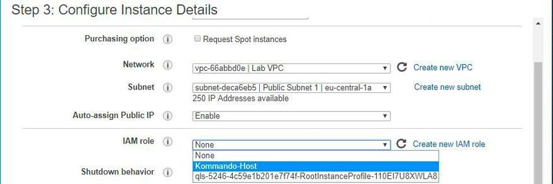 Um von einem Kommando-Host aus mit AWS CLI zu arbeiten, ist ein wenig Vorarbeit erforderlich.