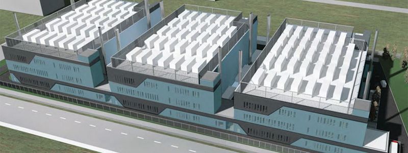 So soll die Bebauung mit Rechenzentren bei Digital Reality auf dem neuen Campus einmal aussehen.