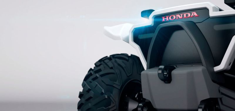 Teil des „3E Robotics Concept“: der 3E-D18, ein autonom fahrendes Geländefahrzeug mit künstliche Intelligenz.