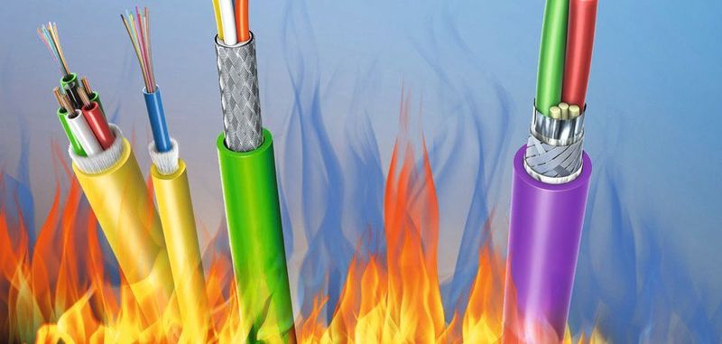 Brandschutzkabel: Sie reduzieren deutlich die Flammausbreitung und Wärmeentwicklung in Gebäuden und minimieren gleichzeitig die Wahrscheinlichkeit eines Austritts ätzender Gase und Rauch. Leoni bietet diese nun auch mit CPR-Zulassung für Industrieanwendungen an.