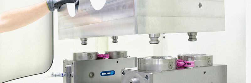 Das Prinzip der Direktspannung mit Vero-S gewinnt wie hier beim Retrofit im Maschinenbau zunehmend an Bedeutung.