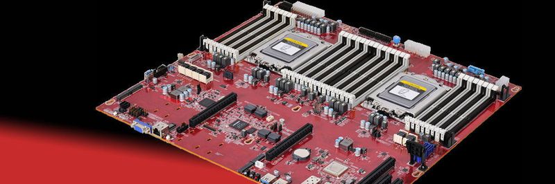 Der AMD Epyc SoC erlaubt Speichergrößen bis 4 Terabyte RAM und einen Datendurchsatz von 9,1 Mio. IOPS.