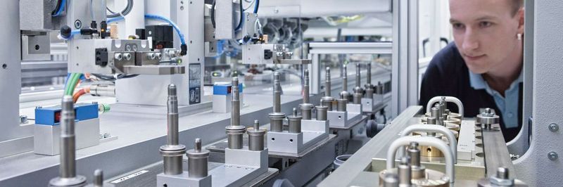 Ein Blick in die Produktion am Bürkert-Standort Criesbach