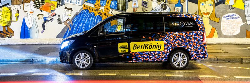 Die BVG und Via-Van, ein Joint Venture aus Daimlers Transportersparte und Softwareexperte Via, bringen einen On-Demand-Shuttleservice nach Berlin.