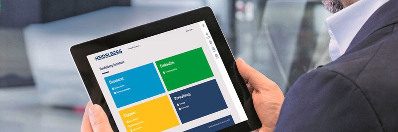 Mit dem Heidelberg Assistant bietet das Unternehmen eine Digitalisierungslösung, die die Kunden-Lieferantenbeziehung auf eine völlig neue Grundlage stellen will.