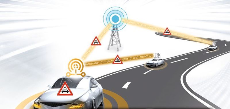 Bei den ersten gemeinsamen C V2X-Feldversuchen von Continental und Huawei in Shanghai wurde bei der direkten Kommunikation zwischen Fahrzeugen eine durchschnittliche Latenzzeit von 11 ms erzielt .