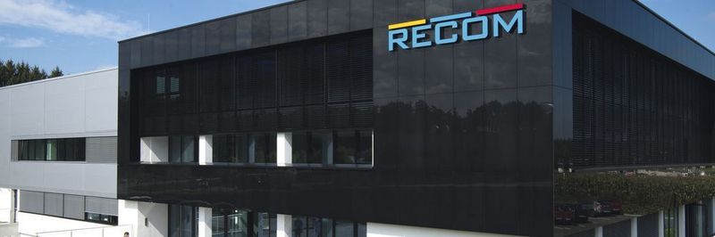 Zukunftsweisendes Design: Akzente setzen nicht nur die RECOM-Produkte, sondern auch die Firmenzentrale in Gmunden/Österreich.