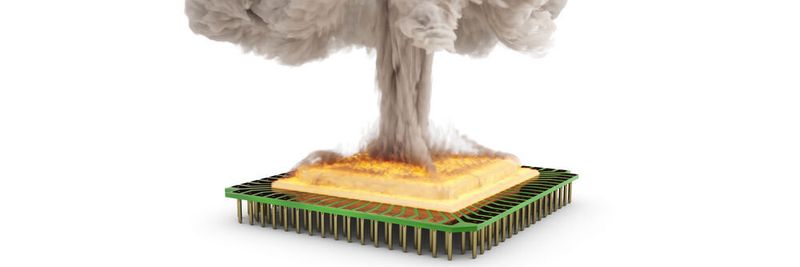„Meltdown“ heißt auf deutsch „Kernschmelze“.