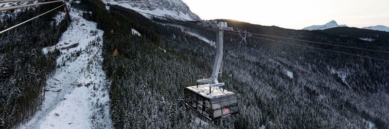 ABB liefert Motoren und Antriebe für Rekord-Seilbahn der Zugspitze.