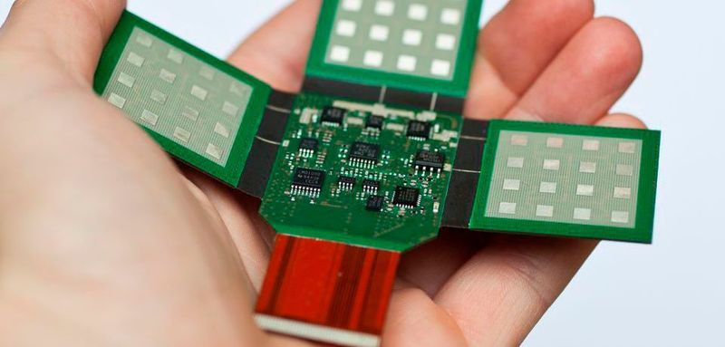 Im Rahmen des Projektes „Flex Radar“ wird zum Beispiel ein handflächengroßer und flexibler Radar-Sensor entwickelt, welcher vielseitig in der Stadt eingesetzt werden könnte: von der Personenerkennung bis zur Parkplatzfindung.