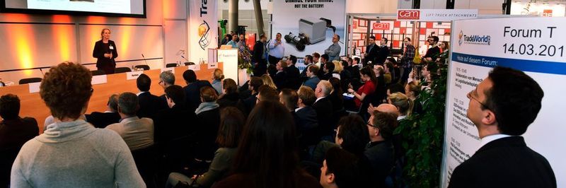 Ein Anziehungspunkt auf der Logimat sind die Themenforen.
