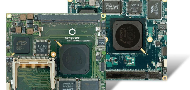 congatec-Module mit AMD Geode: Langzeitverfügbar bis 2021