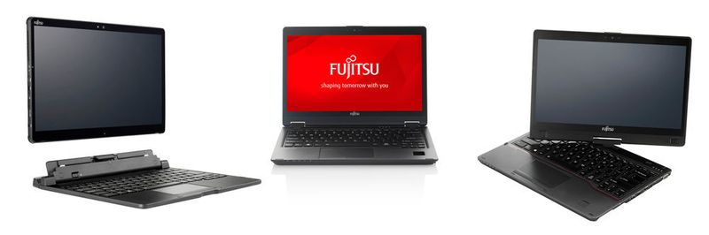 Mit dem Stylistic Q738 und den Lifebook-Modellen T938 sowie P728 bringt Fujitsu drei 2-in-1-Rechner mit Intel-Core-Prozessoren der 8. Generation.