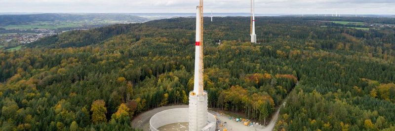 Die höchste Windkraftanlage der Welt speist seit Dezember 2017 grünen Strom ins deutsche Stromnetz ein.